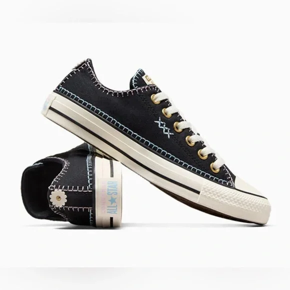 Chuck Taylor All Star Crafted Stitching Low Top - Size Womens 11.5 Men’s 9.5 - Picture 4 of 14